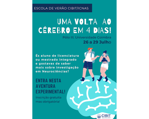 poster da edição de 2022 da Escola de Verão CIBIT ICNAS