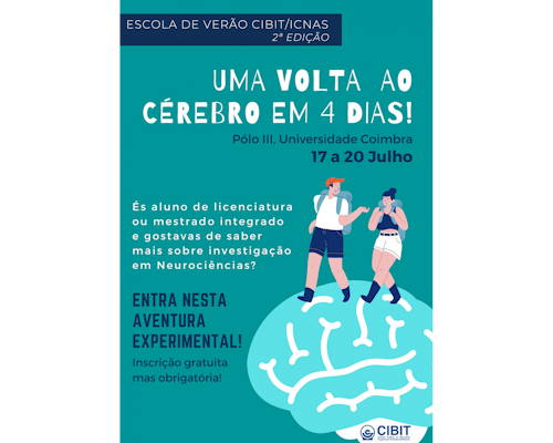 poster da edição de 2023 da Escola de Verão CIBIT ICNAS