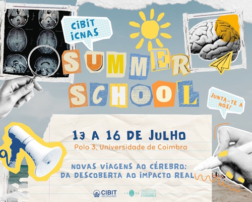 poster da edição de 2026 da Escola de Verão CIBIT ICNAS